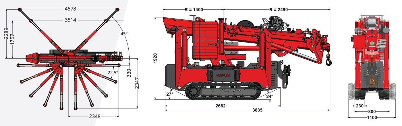 Afmetingen Hoeflon C10e